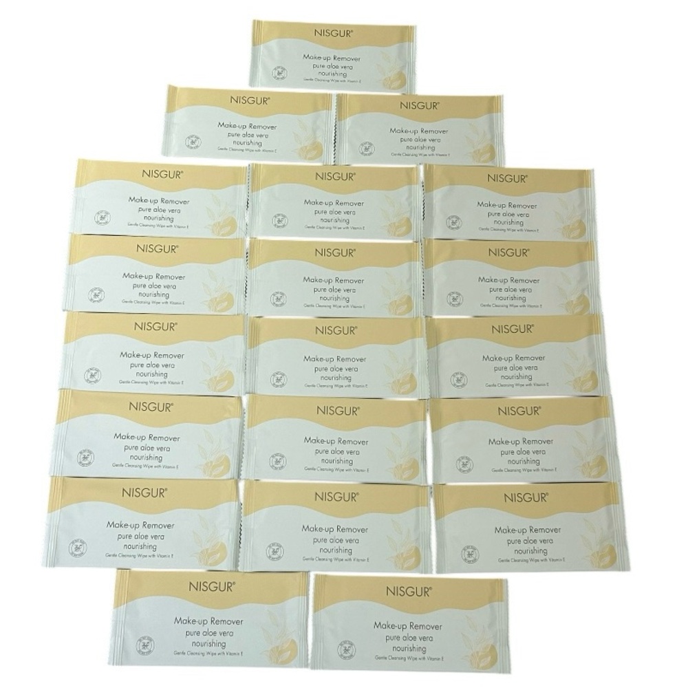 Aloe Vera Facial Wipes (20 ct) | Individually Wrapped | Travel Essentials